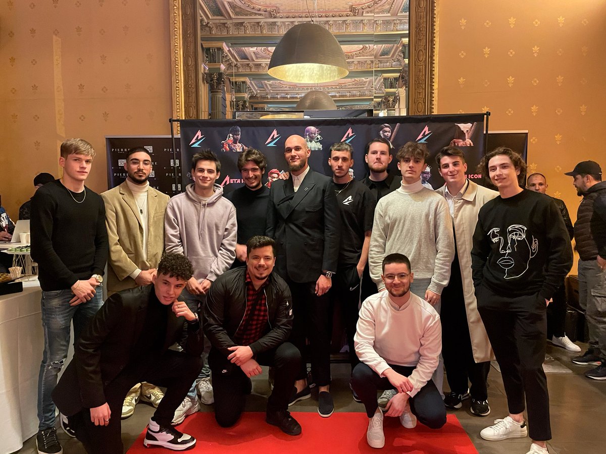stubborn_137's tweet photo. Showing you all one of the most underrated #NFT @MetaiconNFT 
The team invited the icons(holders) to @FashionWeek in #paris currently the discord is only for holders. 
They gonna change the fashion trends in metaverse.
(The team and few holders at fashion week).

Rt &amp; follow! https://t.co/yfwjh0e1sf