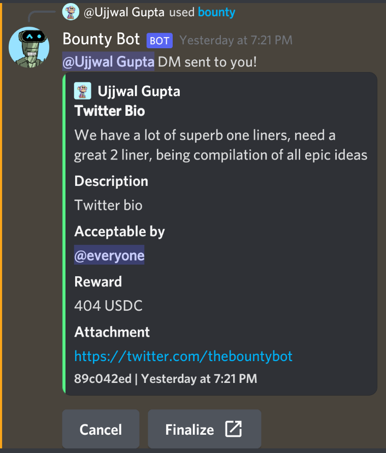 Bounty Bot (@thebountybot) / Posts / X