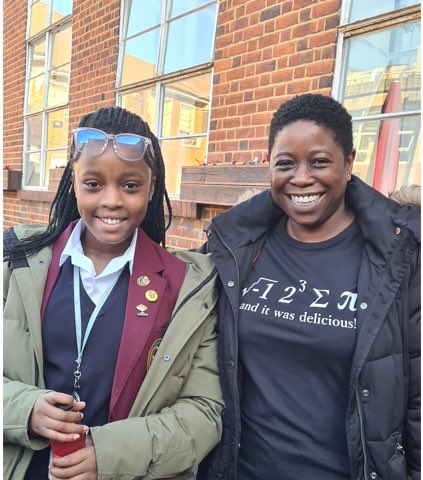 Maths_StAnnes's tweet photo. 3.14 Global Pi Day 👏🏼 we had some amazing teachers and students getting involved! We had circular treats being baked in Food Tech, posters being created in Maths and our own Ms Lawrence with her special t-shirt 🥰💕 #worldclassschools #globalpiday  @StAnnes_N13 @MsDLawrence https://t.co/1gWL0krmPV