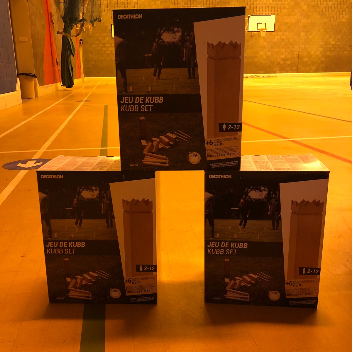 stmacharpe's tweet photo. We recently became community partners with @Decathlon Aberdeen. They helped us purchase an assortment of kit, perfect for our sports teams. They were also kind enough to gift us a voucher to spend on additional items including the @cannonsuk air roll and Kubb pictured below! https://t.co/gVZNHDF1mu