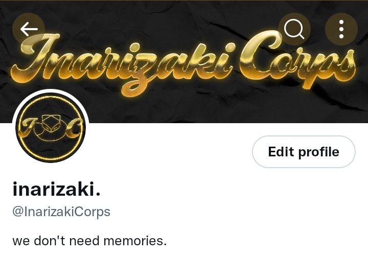 InarizakiCorps's tweet photo. ⠀⠀⠀⠀
                     we're back.
⠀⠀⠀ https://t.co/eFUHhp6VGT