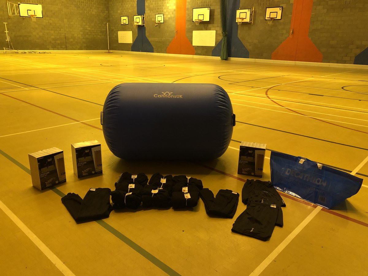 We recently became community partners with <a href="/Decathlon/">Decathlon</a> Aberdeen. They helped us purchase an assortment of kit, perfect for our sports teams. They were also kind enough to gift us a voucher to spend on additional items including the <a href="/cannonsuk/">Cannons UK</a> air roll and Kubb pictured below!