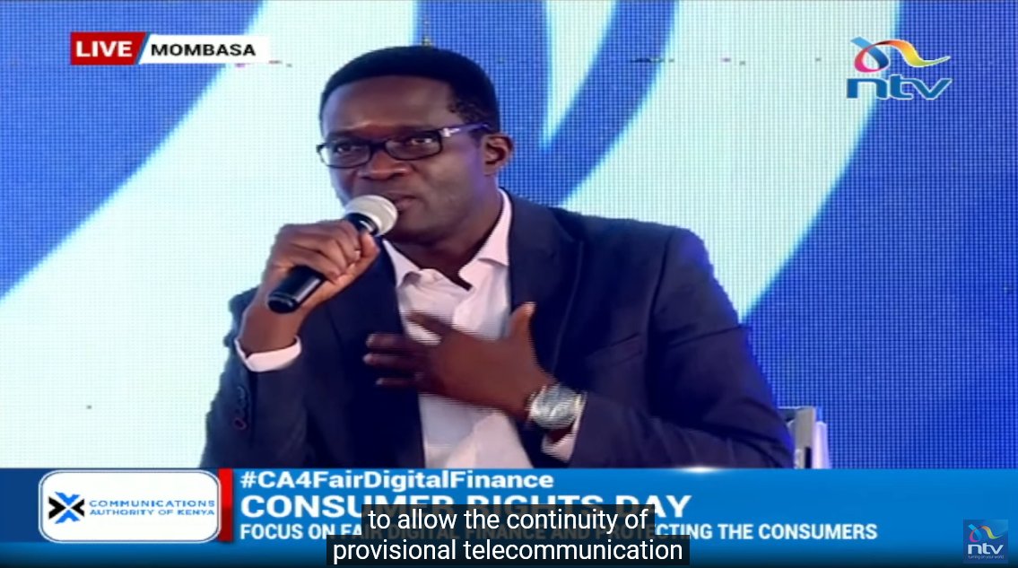 CA_Kenya's tweet photo. Under the Universal Service Fund (USF), one of the focus areas is looking at content and skills.The last cycle we focused more on connectivity, but now we shall invest a little more on the skills, innovation & content-@CADirectorGen @ezraCHILOBA #WCRD2022 #CA4FairDigitalFinance https://t.co/ryVPKy5r5G