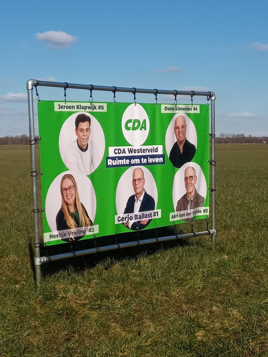 Ook vandaag is de mogelijkheid om te stemmen. Maak gebruik van dat democratisch recht en ga stemmen.