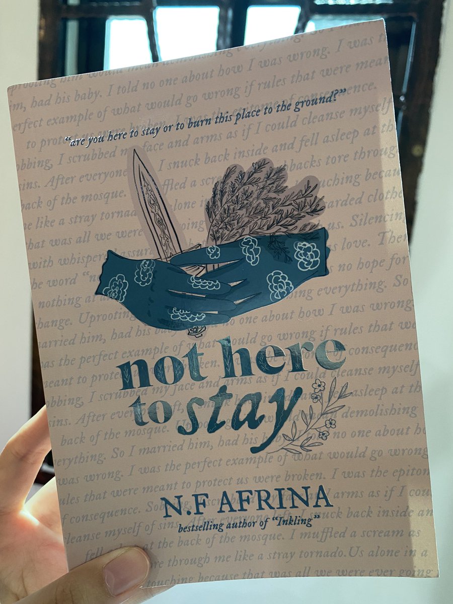 Maryam_512's tweet photo. Hai @heyitsnf 😍 
#NotHeretoStay is here! https://t.co/MWWC53Dd1L