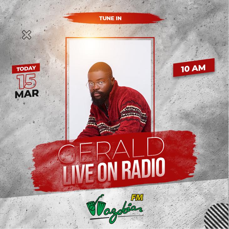 Mz_Prim's tweet photo. Guys @Gee6ixx will be live in 5mins @Wazobia_FM 95.1 please tune in #NigerianIdol #TeamGerald https://t.co/BOvJU6suJg