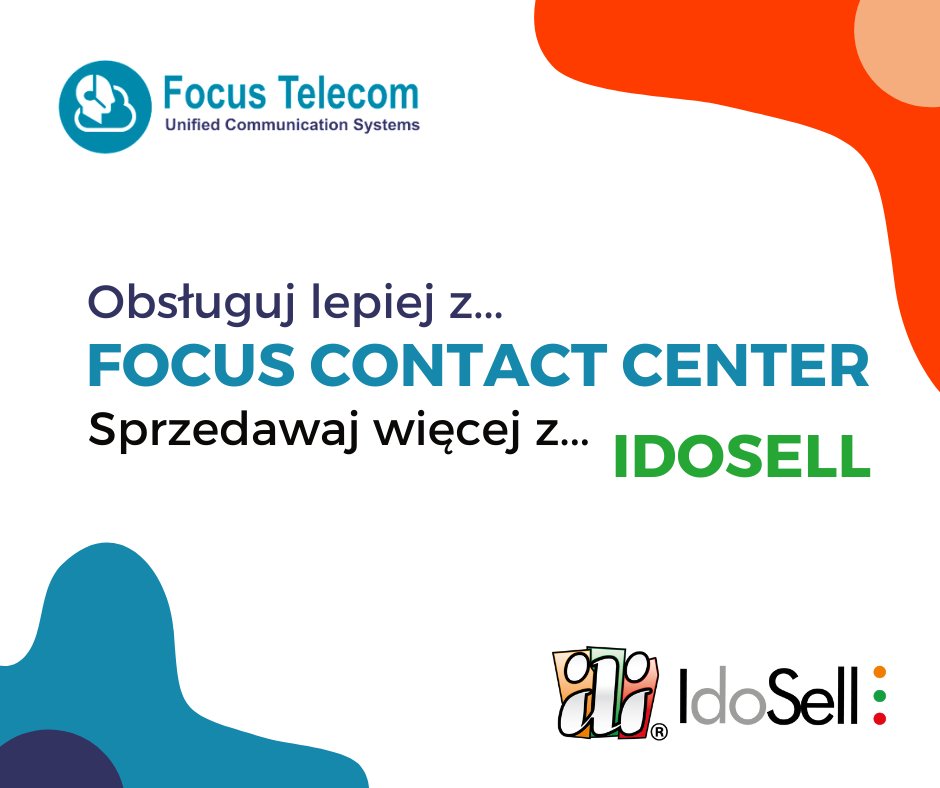 Focus_Telecom's tweet photo. 🤝 Połączyliśmy siły z polskim gigantem handlu elektronicznego ​​- IdoSell!

Dowiedz się więcej: https://t.co/p7BhbQEs0w

#FocusContactCenter #IdoSell https://t.co/3ub7b4YQwa