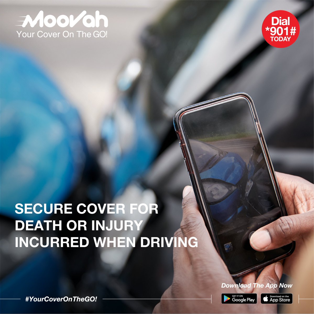 MoovahZim's tweet photo. Moovah’s comprehensive cover offers you insurance for harm to third-party vehicles or third-party property. For more information, visit https://t.co/rYUWflJUFp or dial *901# to get started.
#StaySafe
#SecureCover
#Moovah https://t.co/ihZfMPA6Cn