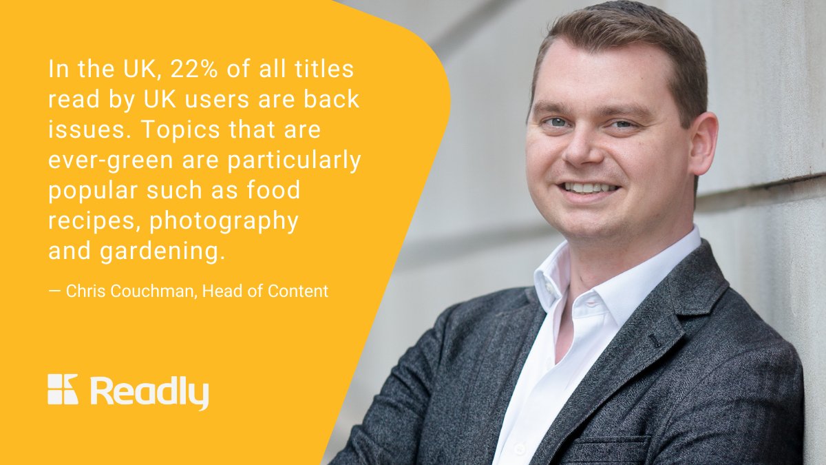 Did you know 22% of all titles read by UK users are back issues? In an interview with @PPA_Live our Head of Content, Chris Couchman, explains why and give us his view on the future of magazines and how digital and print can live side-by-side: ppa.co.uk/article/chris-… #readly