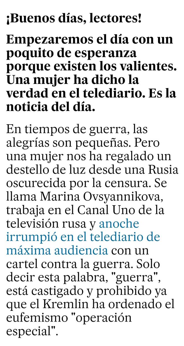 _ElObservador_'s tweet photo. #OJO

#HayQueLeerlo
#Imprescindible

La periodista @BernaGHarbour, cuenta en @elpais_espana una d esas grandes noticias protagonizada x una persona normal pero muy valiente, q produce una tremenda envidia moral y provocan q la gente, aun con la q cae, siga creyendo en algo.
. https://t.co/OMjKFt8KhG