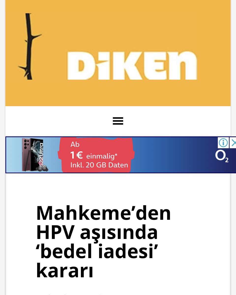 Mahkeme rahim ağzı kanseri aşısının geri ödenmesi gerektiğine karar verdi. 100’den fazla ülkede 9 yaşından itibaren çocuklara uygulanan ve ülkemizde yılda 2.500 kanser ve 1.000 cıvarında ölümü engelleyen aşıyı vatandaşlar yaptırıp, SGK’dan ücretini geri isteyebilir.