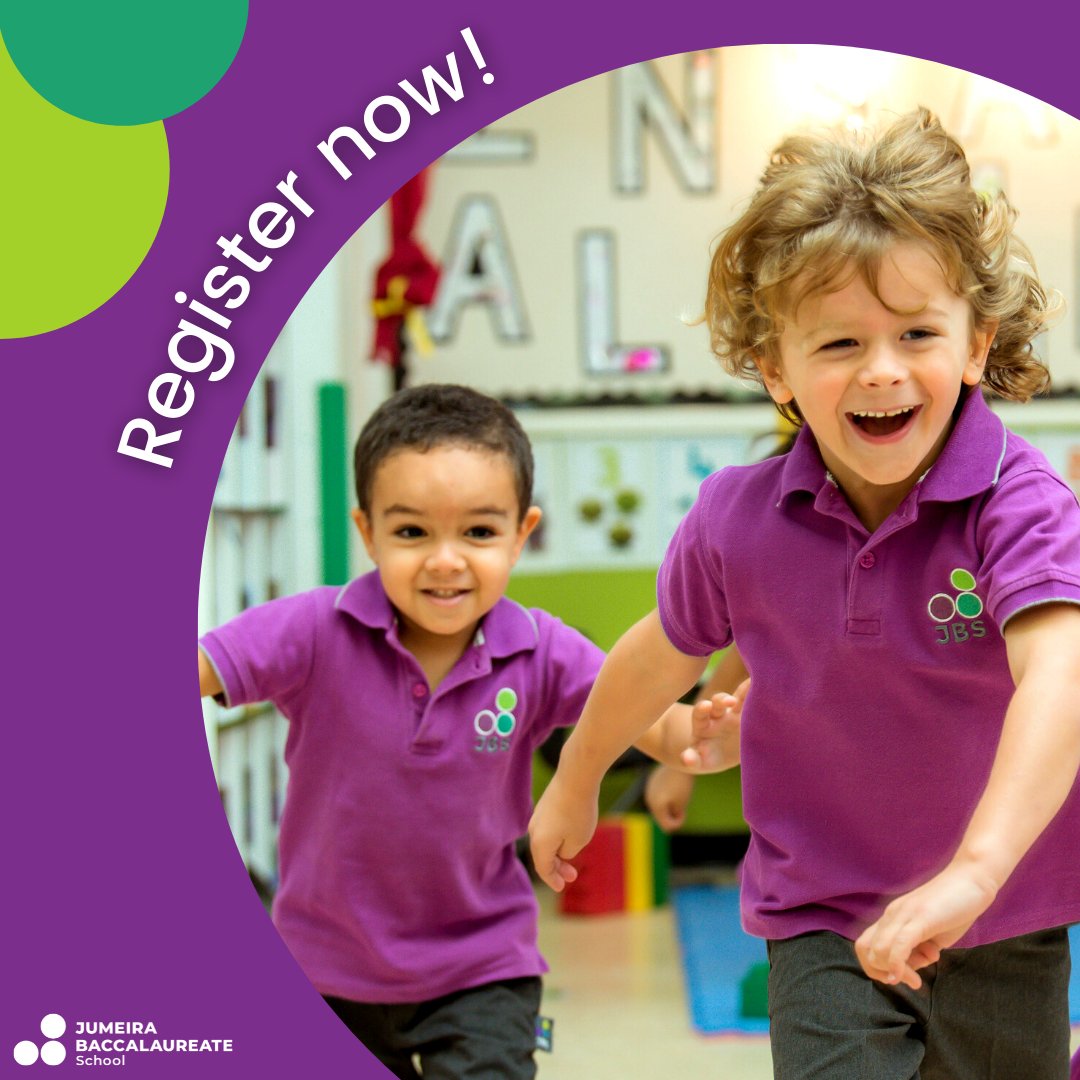 JumeiraSchool's tweet photo. Registration for September 2022 is open now! Early Years places are filling up quickly contact admissions@jbschool.ae for more assistance!
#jbs #proudlytaaleem #ibschool #whichschool https://t.co/HuB1yf1KPB