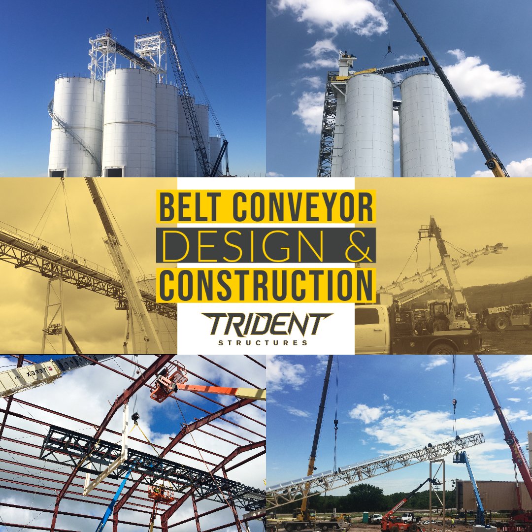 TridentEPC's tweet photo. We've designed, built &amp;  maintained a belt-load of #conveyors.  We've also taught the #design of #beltconveyors through the Trident Academy.

 Trust us on your next conveyor project.

#tridentstructures #sand #materialhandling #fracsand #energy #mining #designbuild #construction https://t.co/JEP8EcYmXz