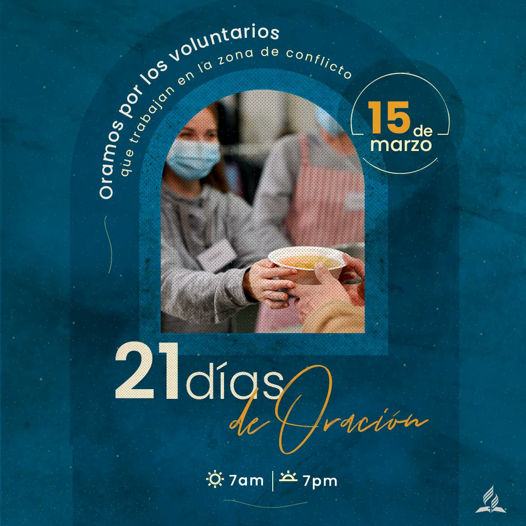 iasdsudamerica's tweet photo. Oramos por los voluntarios que trabajan en la zona de conflicto. 🏳️🙏🏼 #21DíasdeOración https://t.co/e1m6mWAWrd