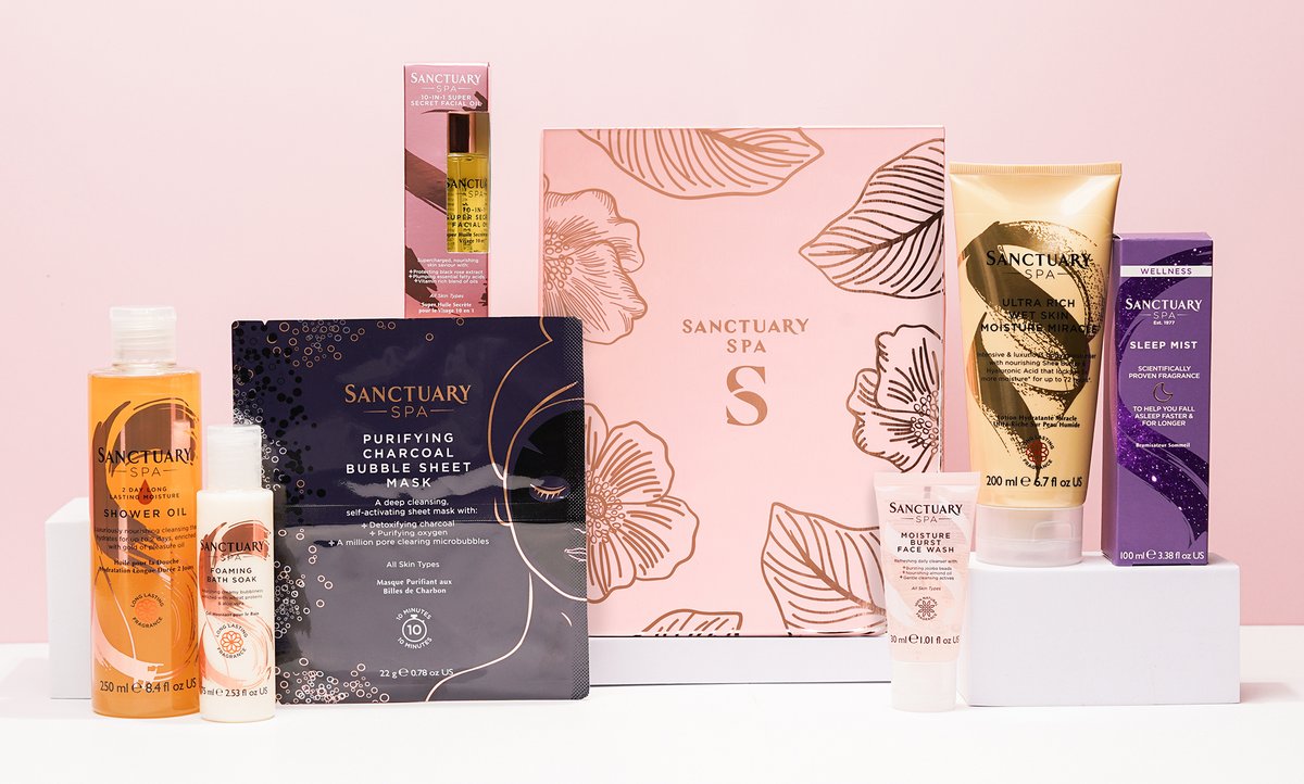 theguide_uk's tweet photo. Pl RT Win one of two Mother's Day Beauty Boxes, each worth £60, featuring seven of @sanctuaryspa most luxurious essentials to make mums feel pampered #win #giveaway #competition #MothersDay https://t.co/RXKg1IJ7bG https://t.co/gGb6BPWU1c
