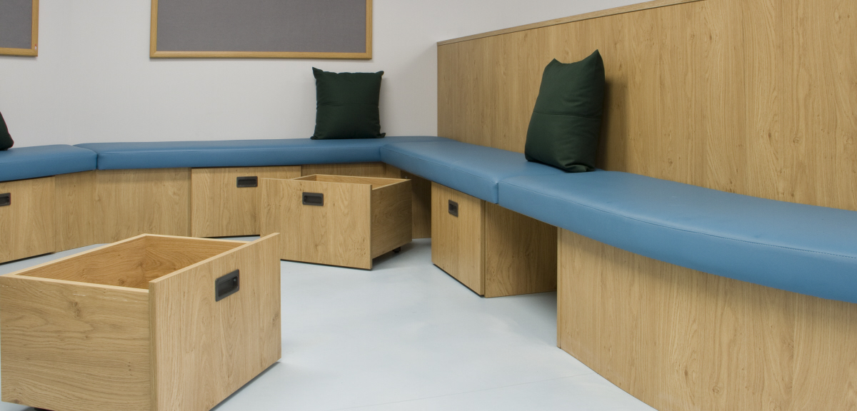 BenchmarkProdu1's tweet photo. This #CaseStudyTuesday, we're highlighting the new seating and storage units we created for Honywood Community School. Contact us now to find out what we can do for your space: https://t.co/OdmmGToeCz https://t.co/Bl52nU5he0