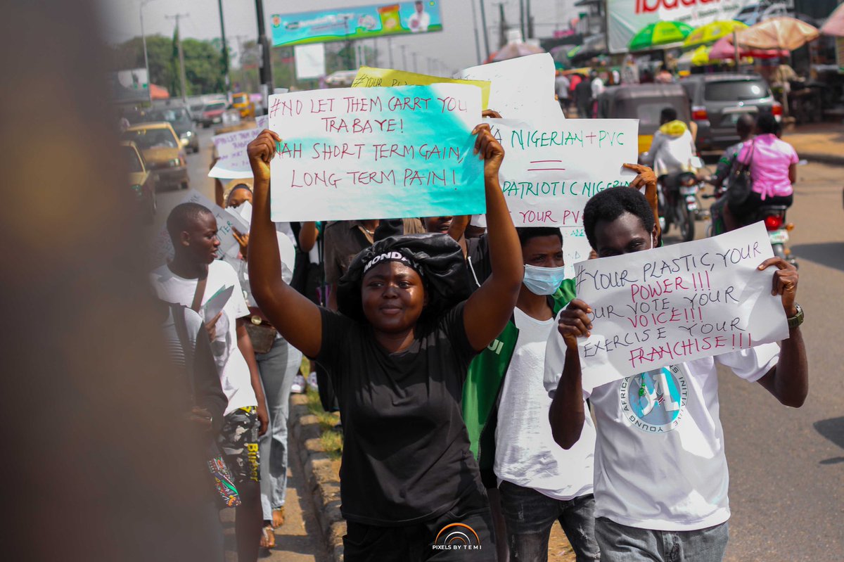 _AsiwajuLerry's tweet image. This is not a protest, this is myself and other youths taking it to the streets to ensure that there’s a PVC for everyone ahead of the 2023 elections.

It is the time to write our own future and we can only achieve this together.

Kindly RT to Share. 🙏🏿 1/6