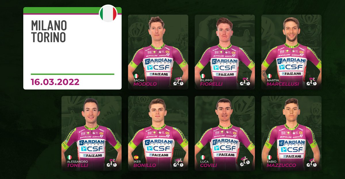 🚴‍♂️ 🇮🇹 In una <a href="/MiTo1876/">Milano-Torino</a> per ruote veloci, la Bardiani CSF Faizanè sarà al via con i propri sprinter alla ricerca di un risultato importante.
📰 Scopri nella news il percorso, la formazione e come seguire la diretta tv:  
bardianicsf.com/bardiani-csf-f…