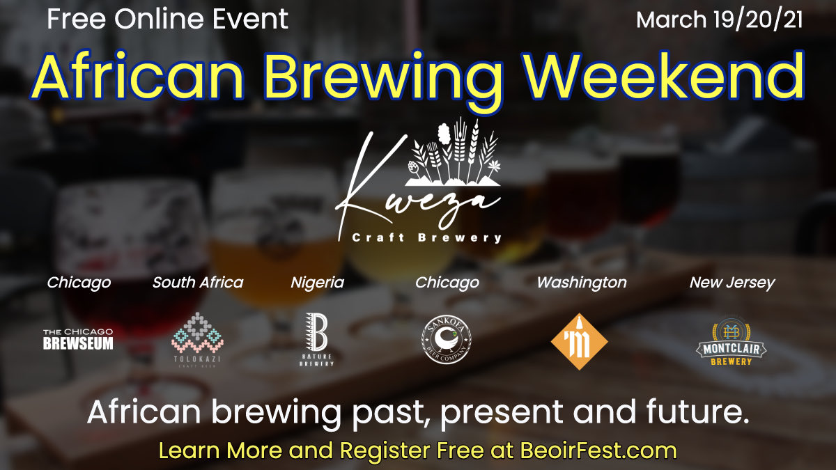 BeoirFest's tweet photo. The 1st craft brewery in Rwanda, @KwezaBrewery will be taking part in a weekend of online chat about African brewing, its traditions, future, &amp; influence on American Craft Brewing.

Join them and 5 other breweries live. More details and registration at https://t.co/G8sDx6mB8l https://t.co/pWipZL5e43