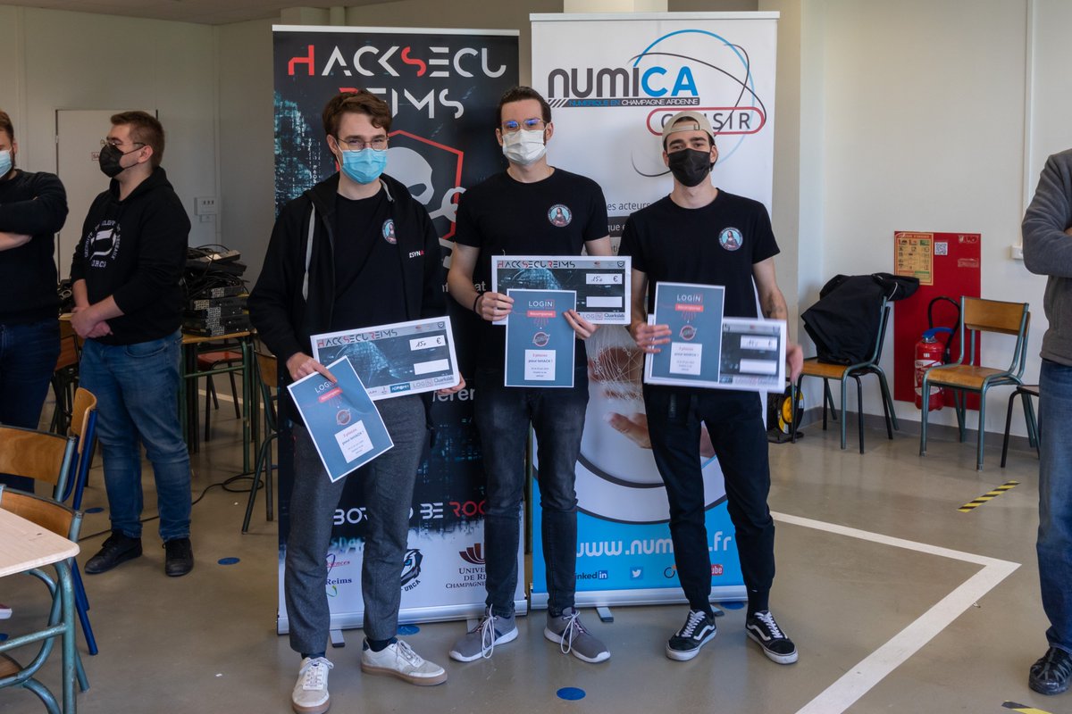 fnolot's tweet image. Félicitations à #DaVinciCode de #UnivLeonardDeVinci  pour votre 2ème place au #HackSecuReims 2022 @safirurca hacksecureims.eu/resultat.html