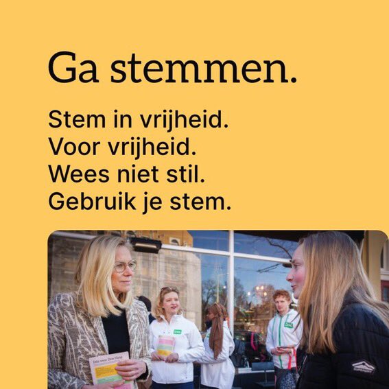 Stem voor de toekomst!

Stem <a href="/D66Dalfsen/">D66 Dalfsen</a> 

Ga je niet voor ons, ga dan in  ieder geval stemmen. Voor de democratie! 

#d66 <a href="/D66/">D66</a> #gr2022 #gemeenteraadsverkiezing2022 #dalfsen
