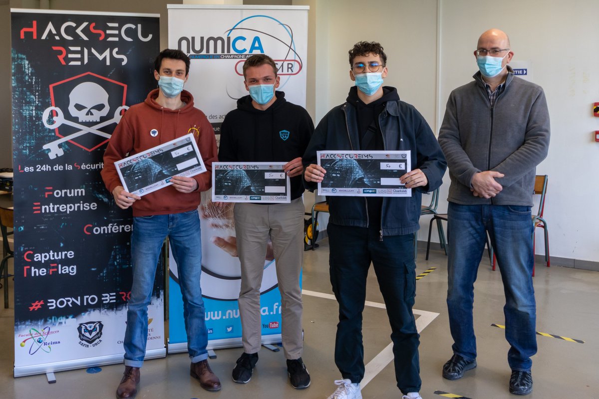fnolot's tweet image. Félicitations à #HackUTT de @UTTroyes pour votre 4ème place au #HackSecuReims 2022 @safirurca hacksecureims.eu/resultat.html