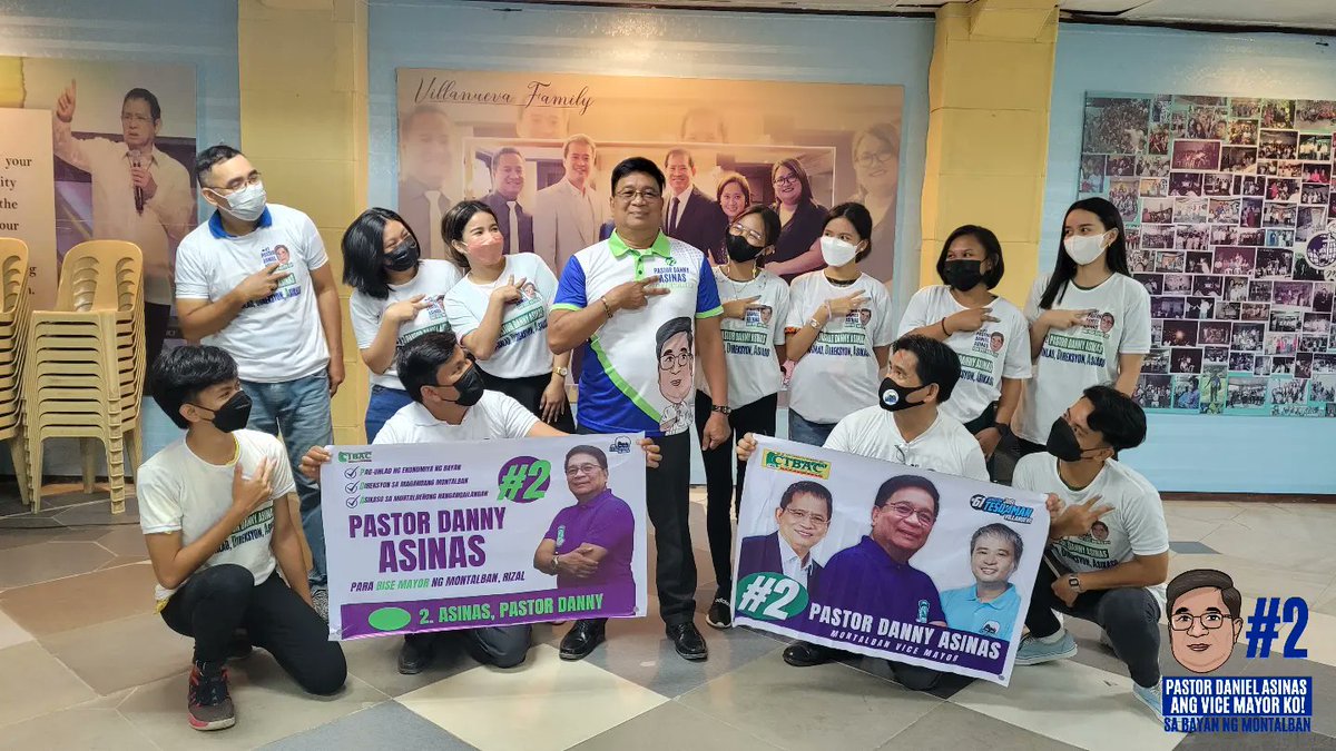 PtrDannyAsinas's tweet photo. We, Kristyanong Kabataan Para sa Bayan Supports Pastor Danny Asinas as Vice Mayor of Rodriguez Rizal 💪

#2PastorDannyAsinas
#ItoAngViceMayorKo https://t.co/QlYMSbX55A