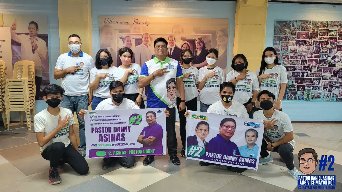 PtrDannyAsinas's tweet photo. We, Kristyanong Kabataan Para sa Bayan Supports Pastor Danny Asinas as Vice Mayor of Rodriguez Rizal 💪

#2PastorDannyAsinas
#ItoAngViceMayorKo https://t.co/QlYMSbX55A