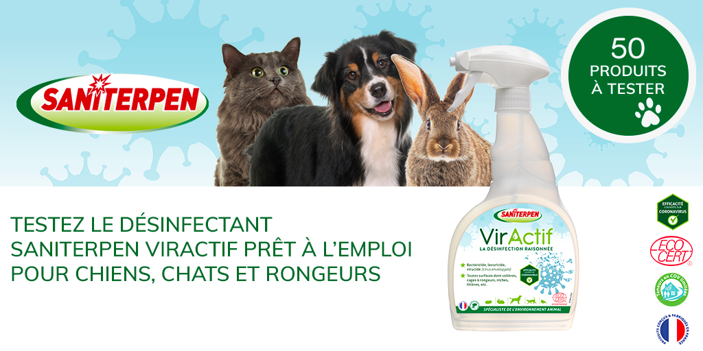 ConsoAnimo's tweet image. Inscrivez-vous dès à présent sur Conso Animo pour tenter de recevoir gratuitement le désinfectant Saniterpen Viractif !

consoanimo.com/test/saniterpe…

#consoanimo #testproduit #saniterpen