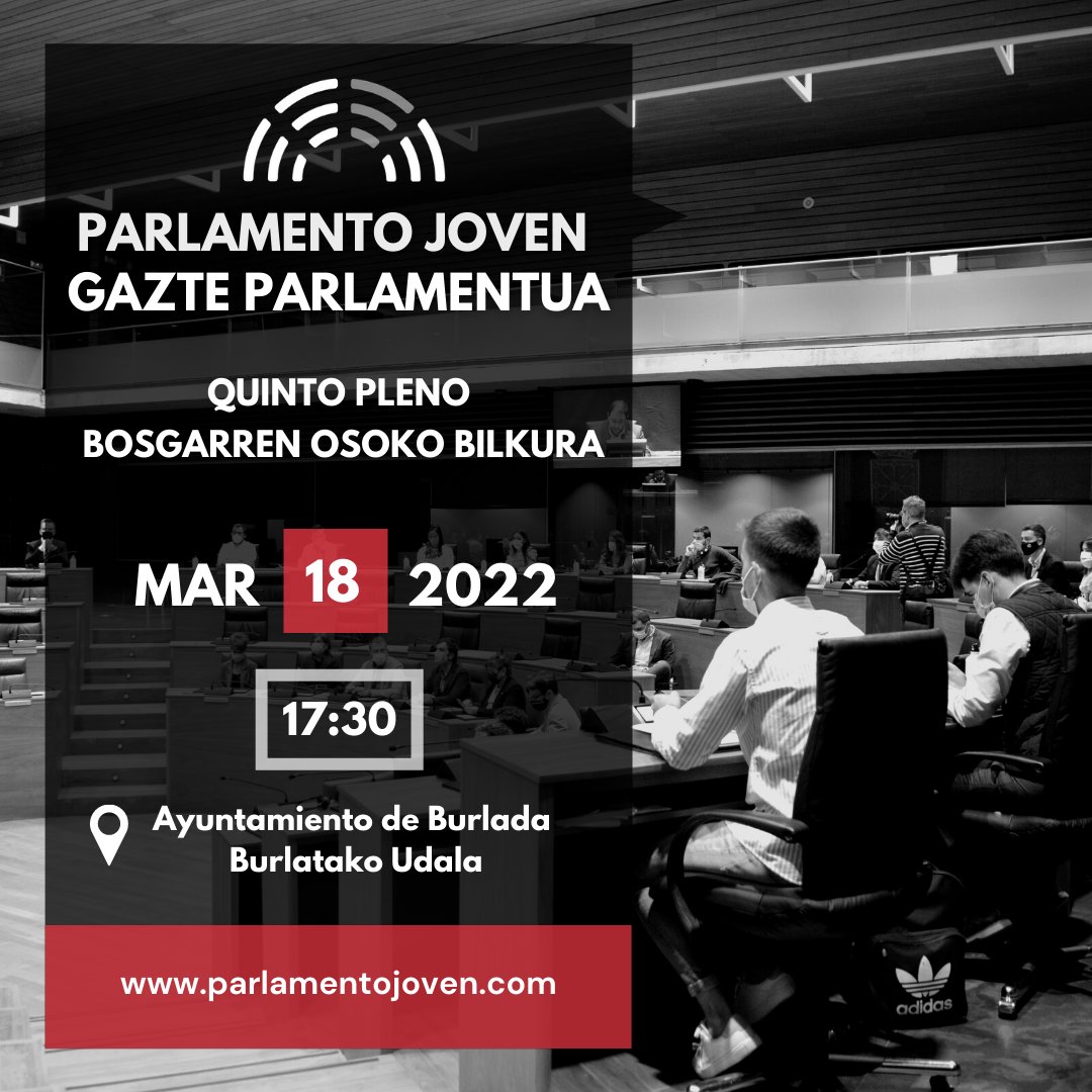 🆕Este viernes toca pleno en <a href="/AytoBurlada/">Burlada - Burlata</a> 🙌
🆕Ostiral honetan osoko bilkura <a href="/AytoBurlada/">Burlada - Burlata</a>-n  🙌