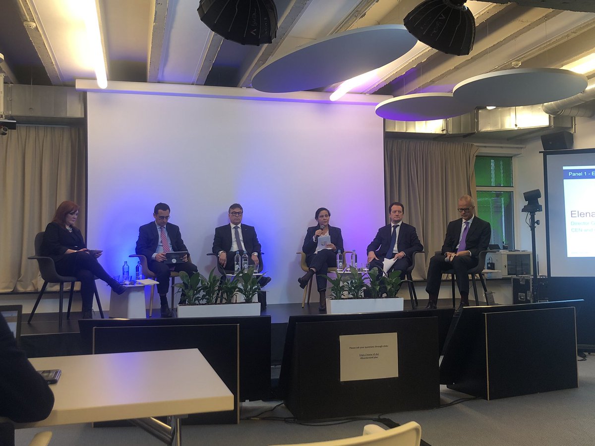 Start of the annual Cybersecurity Standardisation Conference by <a href="/Standards4EU/">CEN and CENELEC</a> <a href="/ETSI_STANDARDS/">ETSI</a> <a href="/enisa_eu/">ENISA</a> with highlights on the strategic value of European Standards #Standards4Cyber