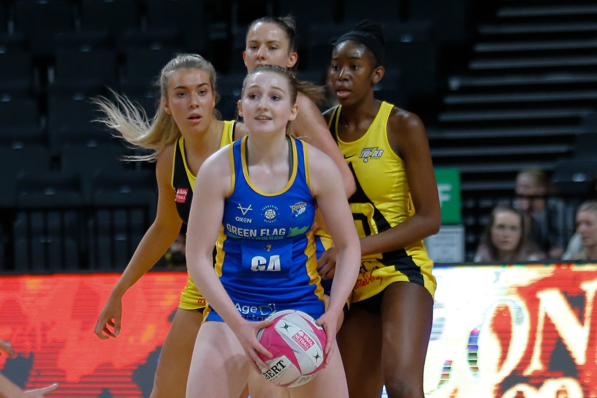 RhinosNetballSL's tweet photo. Great to see our U21s playing on the big stage at the 
@AOArena last Saturday against @PathwayThunder
 
#TeamRhinos | #RhinosNetball
📸 @Touchlinepics https://t.co/bX21ESv2A2