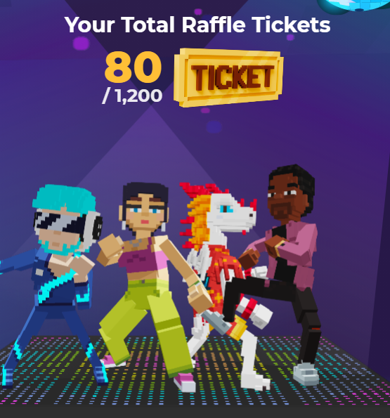 ShellyWebmay's tweet photo. @TheSandboxGame I just participated in the daily #SandboxAlphaS2Contest for a chance to earn up to 1,000 $SAND! Starting March 14 -  Show your Raffle Tickets. Check out my screenshot below! 👇 #SandboxAlphaS2 https://t.co/qnQmG7ZUQm