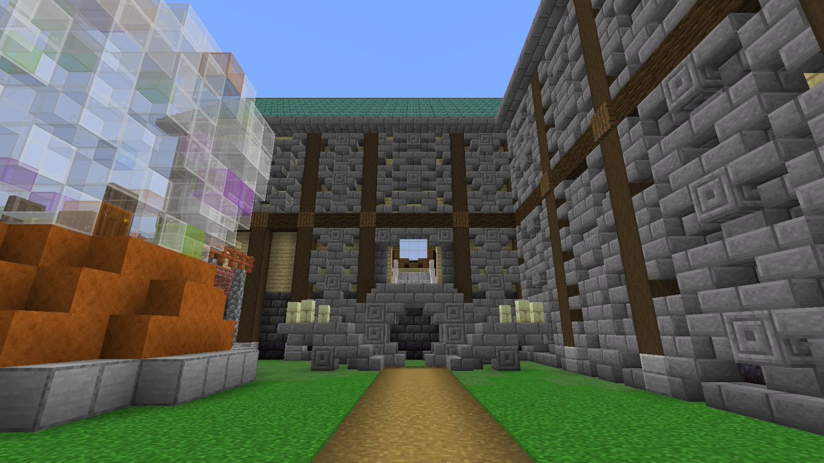 はづめ 洋館を作った 壁の模様がお気に入り Minecraft マインクラフト マイクラ T Co Brktihuc0v Twitter