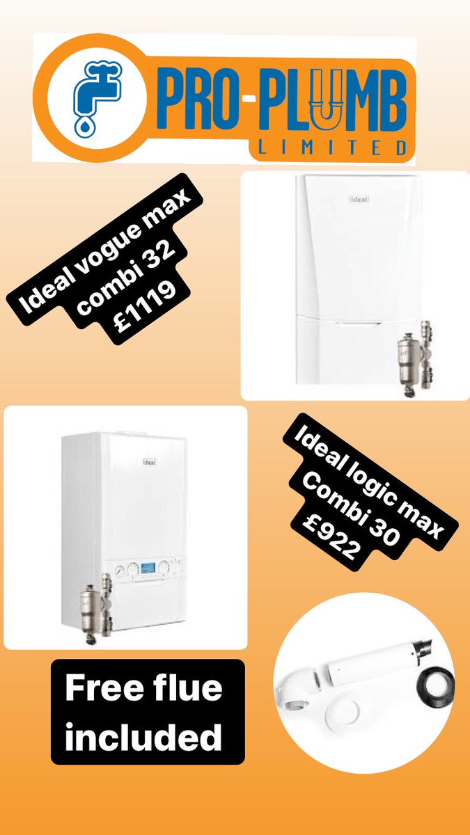 ProplumbDirect's tweet photo. @idealheating vogue max and logic max combi’s now in instock 👨‍🔧🧑‍🔧👩‍🔧 #grabandgo https://t.co/dbyELbKL4K