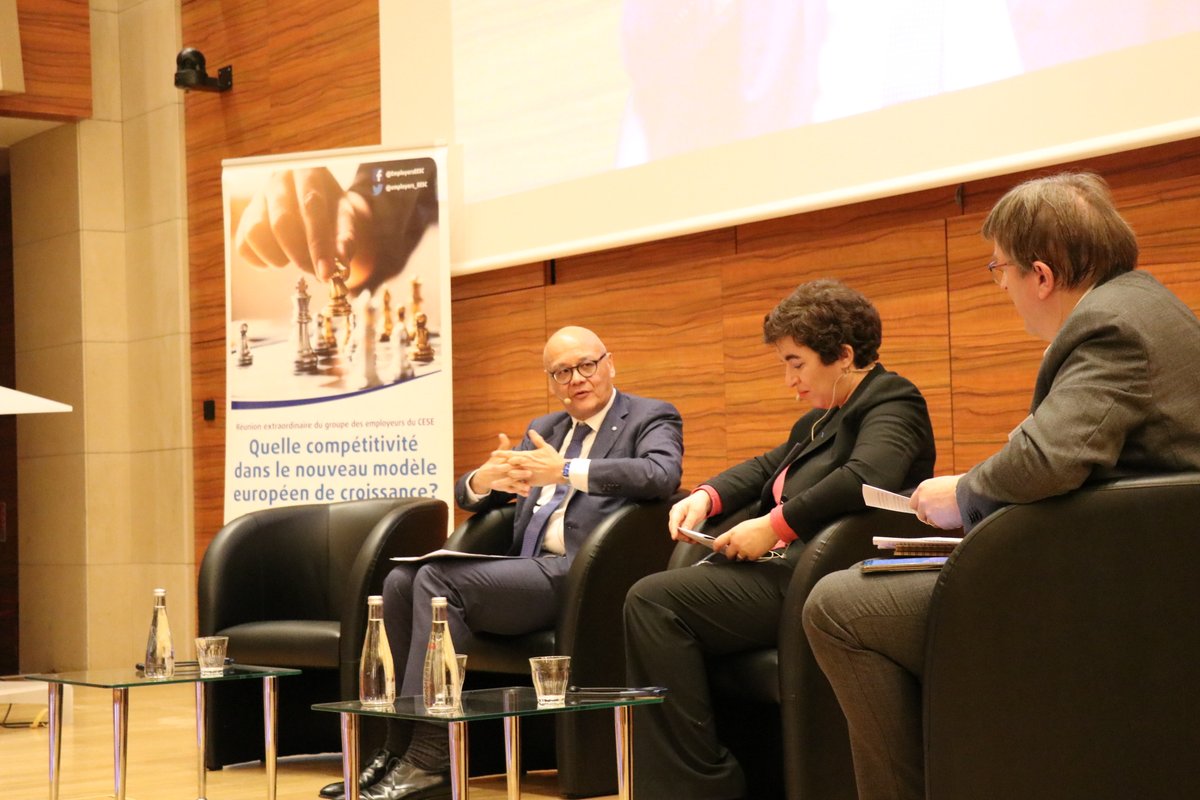 employers_EESC's tweet photo. #FoodSovereignty is a concept that we sadly had to rediscover through the #UkraineRussiaWar.
We can feed the European population, but it will have a real cost impact.
Mr Torris from @Savencia_groupe at event on new #EuropeanGrowthModel #competiveness https://t.co/nuuoL1PMaj