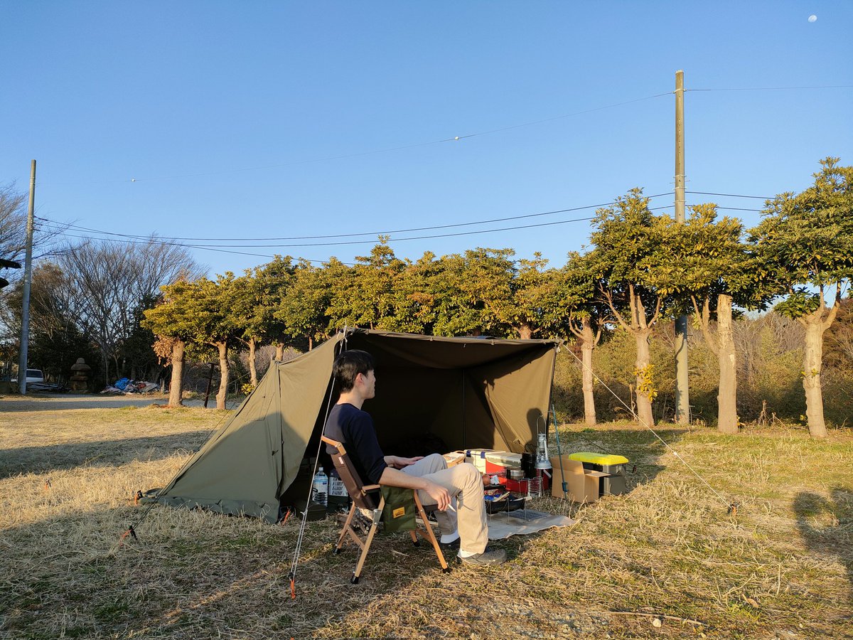 campfieldjungle's tweet photo. 暖かくなってきましたね〜。

本日Dサイト貸切りの風景です。 https://t.co/LouSxmdlUu