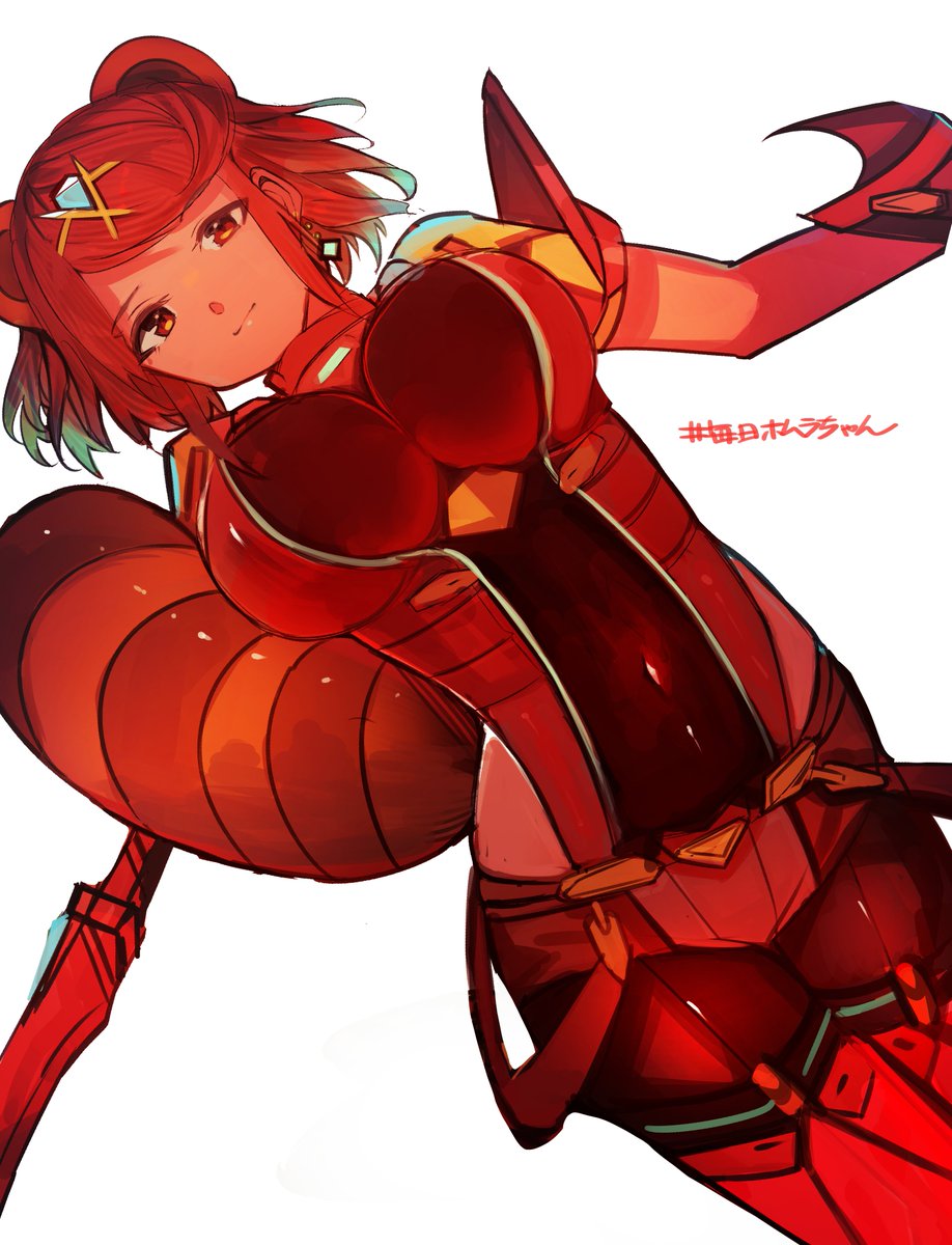 ホムラ(ゼノブレイド2) 「🔴Live streaming! https://t.co/7GzScnENe」|tarboのイラスト