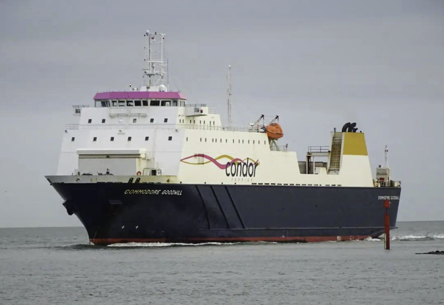 Condor_Ferries's tweet image. A wonderful image of Commodore Goodwill from @george_emmett_ship_photograghy