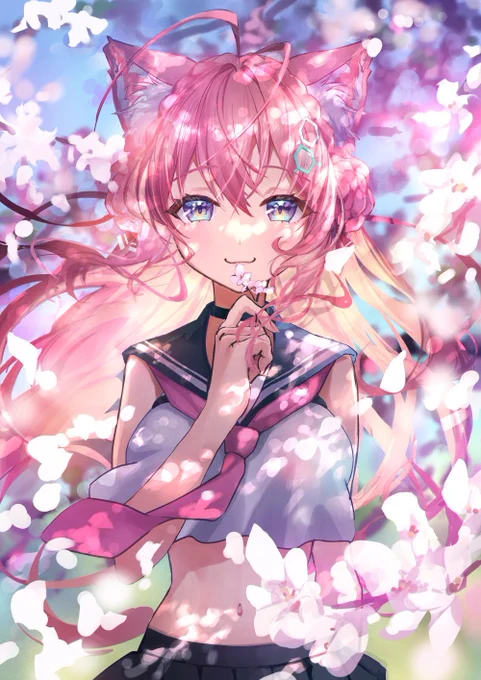 おめでとう!!🎂🌸
#こよりすけっち #博衣こより生誕祭2022 