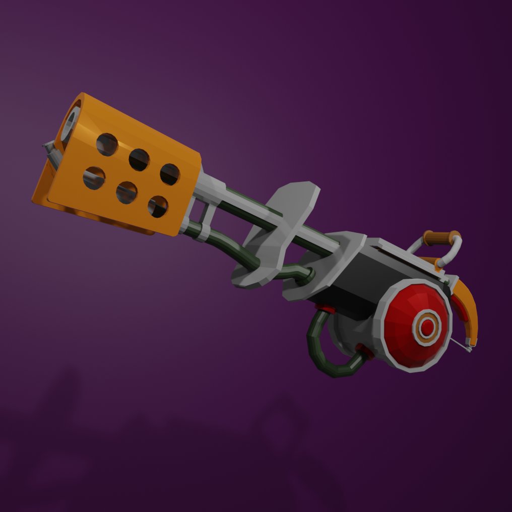 modelling some weapons for chiliboi starting with this low-poly flamethrower

#Blender3d #b3d #blender #lowpoly #3dmodelling  #3DModel  #GodotEngine #indiegames #indiegame #indiedev #gamedev
