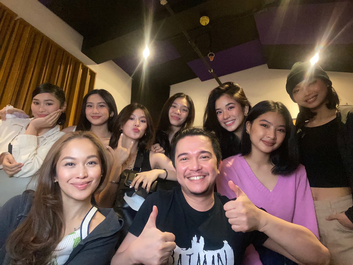 JonathanManalo's tweet photo. Sharing these pics during my recording sessions with @SB19Official x @BINI_ph for #KabataangPinoy!🇵🇭 track will finally be released this Friday! Please watch out for it:) https://t.co/bc5AlmeEy4