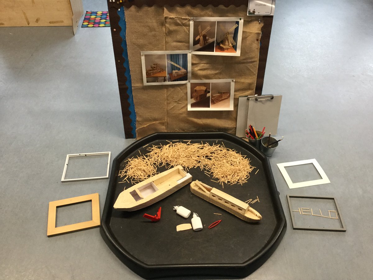 Carolside_PS's tweet image. An invitation to explore matchstick modelling. Primary 1 created some wonderful 2D pictures and are now planning to see what 3D models they can make. #BSW22 #CPSSTEAM #ERCSTEM