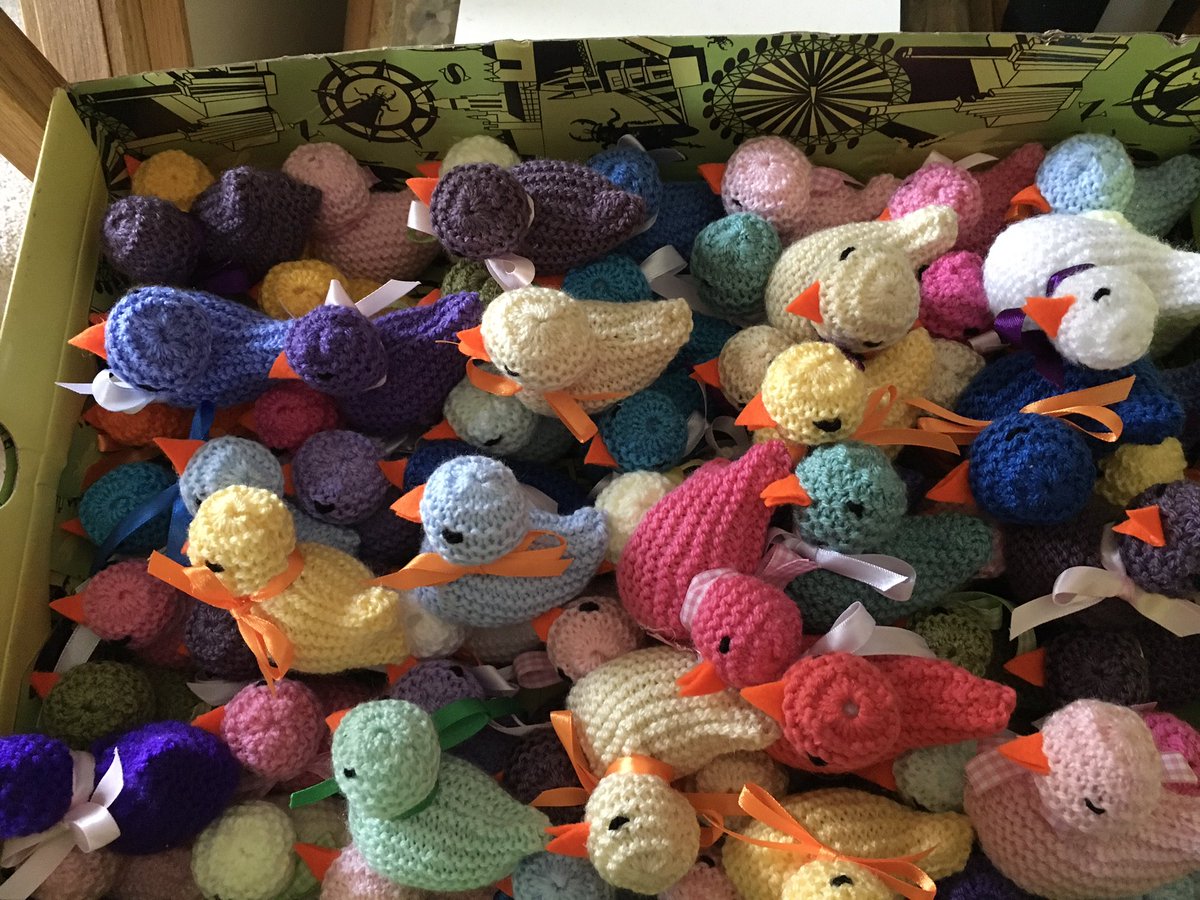 fourpurplepaws's tweet photo. Chicks selling like hot cakes!  For three charities close to my heart @CRUKresearch @canine_partners @DementiaUK https://t.co/ITq17REuTq