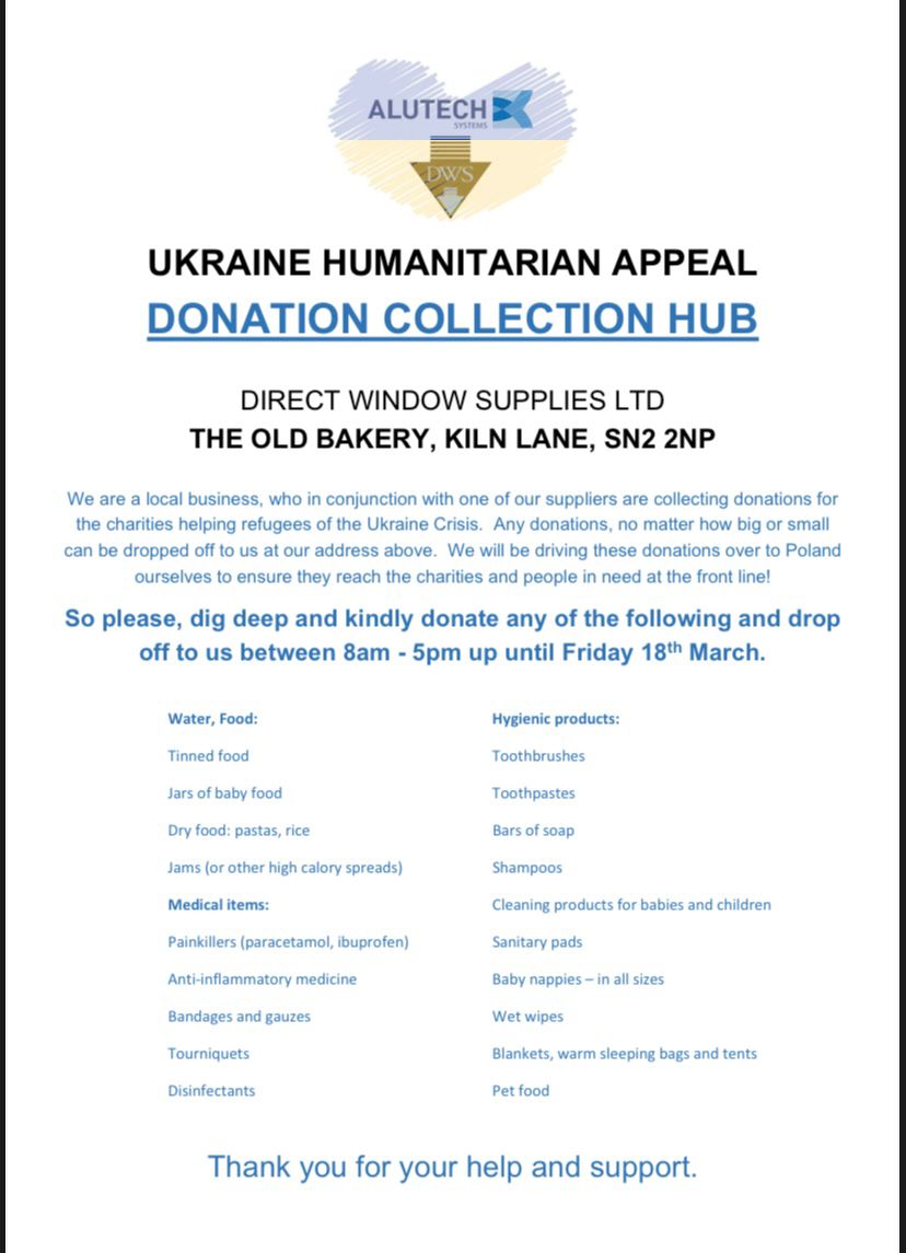 Our first load of donations have been collected.Dont worry you can still donate as a 2nd vehicle is collecting from us on Monday 21st March. Thank you to everyone who has donated so far.