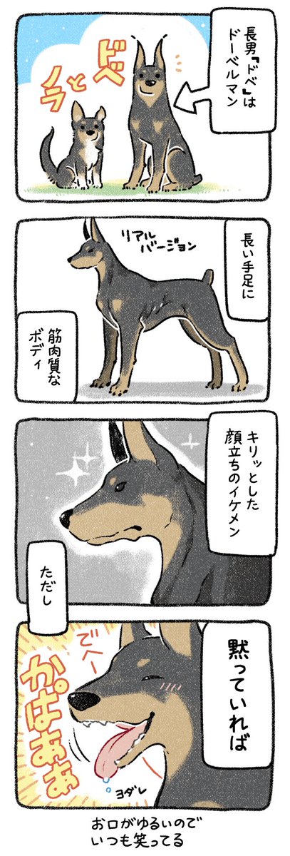 自己紹介【ドベ】① #漫画が読めるハッシュタグ #コミックエッセイ #エッセイ漫画 #犬