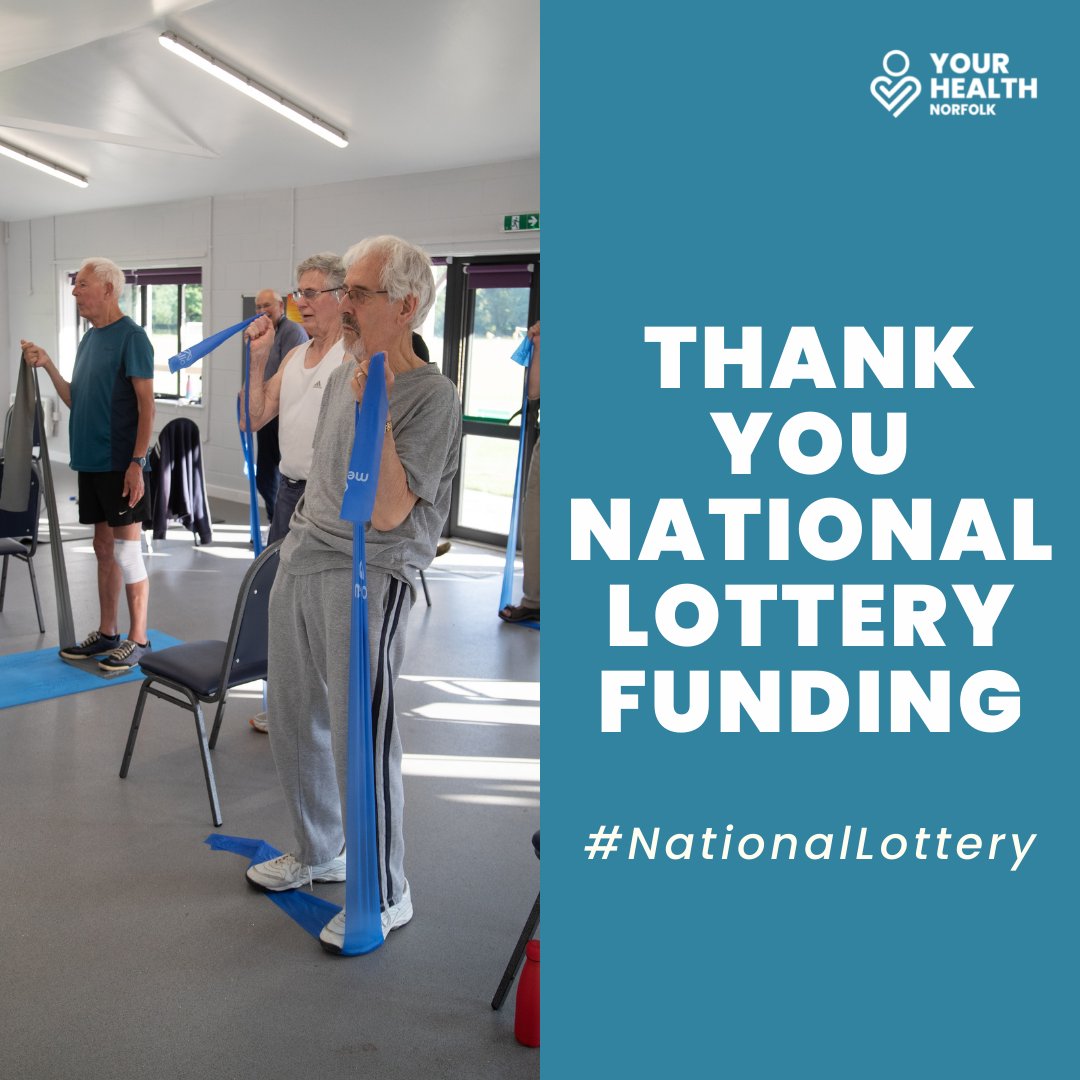 #NationalLottery

We would like to share the news with you all that has recently been awarded £10,000 from National Lottery Funding to help with the set up of new Exercise classes

Thank you National Lottery Funding

<a href="/TNLComFund/">The National Lottery Community Fund</a>

#nationallottery