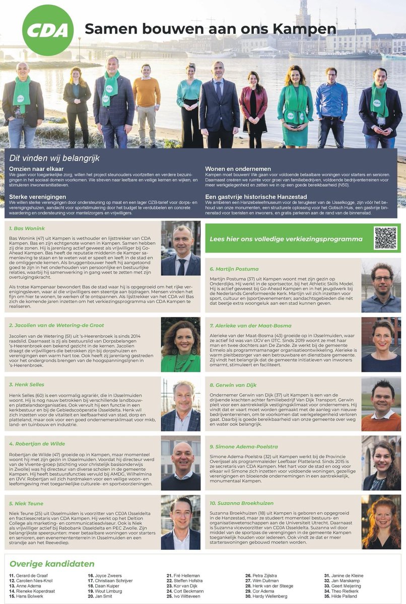 Trots ben ik op het #teamCDA <a href="/CDAKampen/">CDA Kampen</a> met oa <a href="/Bas_Wonink/">Bas Wonink</a> <a href="/JacolienvdW/">Jacolien vd Wetering</a> #HenkSelles <a href="/deonderwijzer/">Robertjan de Wilde</a> <a href="/NTeune/">Niek Teune</a> @MartijnPostuma #AleriekevandeMaat  <a href="/Gerwin_van_Dijk/">Gerwin van Dijk</a> <a href="/SimoneAM_Adema/">Simone AdemaPoelstra</a>  <a href="/SuzannaBroekhu1/">Suzanna Broekhuizen</a> Stem CDA #samensterk <a href="/cdavandaag/">CDA</a>
