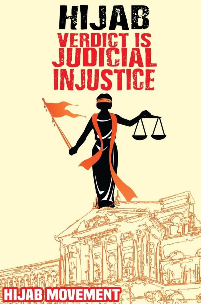 AboosaifAhmad's tweet photo. From #Babri to #HijabVerdict, Indian Judiciary never did Justice to the victims. #HijabisOurRight
#HijabRowVerdict https://t.co/R7a3EGQZXE
