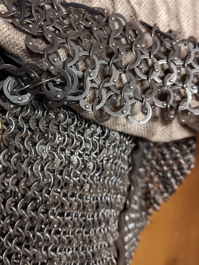 ステンレス 鎖かたびら 帷子 チェーンメイル 長袖 Mサイズ ステンレス